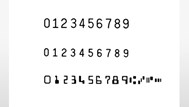 Mechanical Numbering Boxes